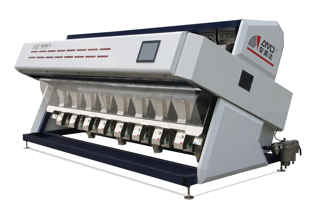 安美达粉料矿石色选机20目-120目颗粒石英石石英砂分选 定金预售