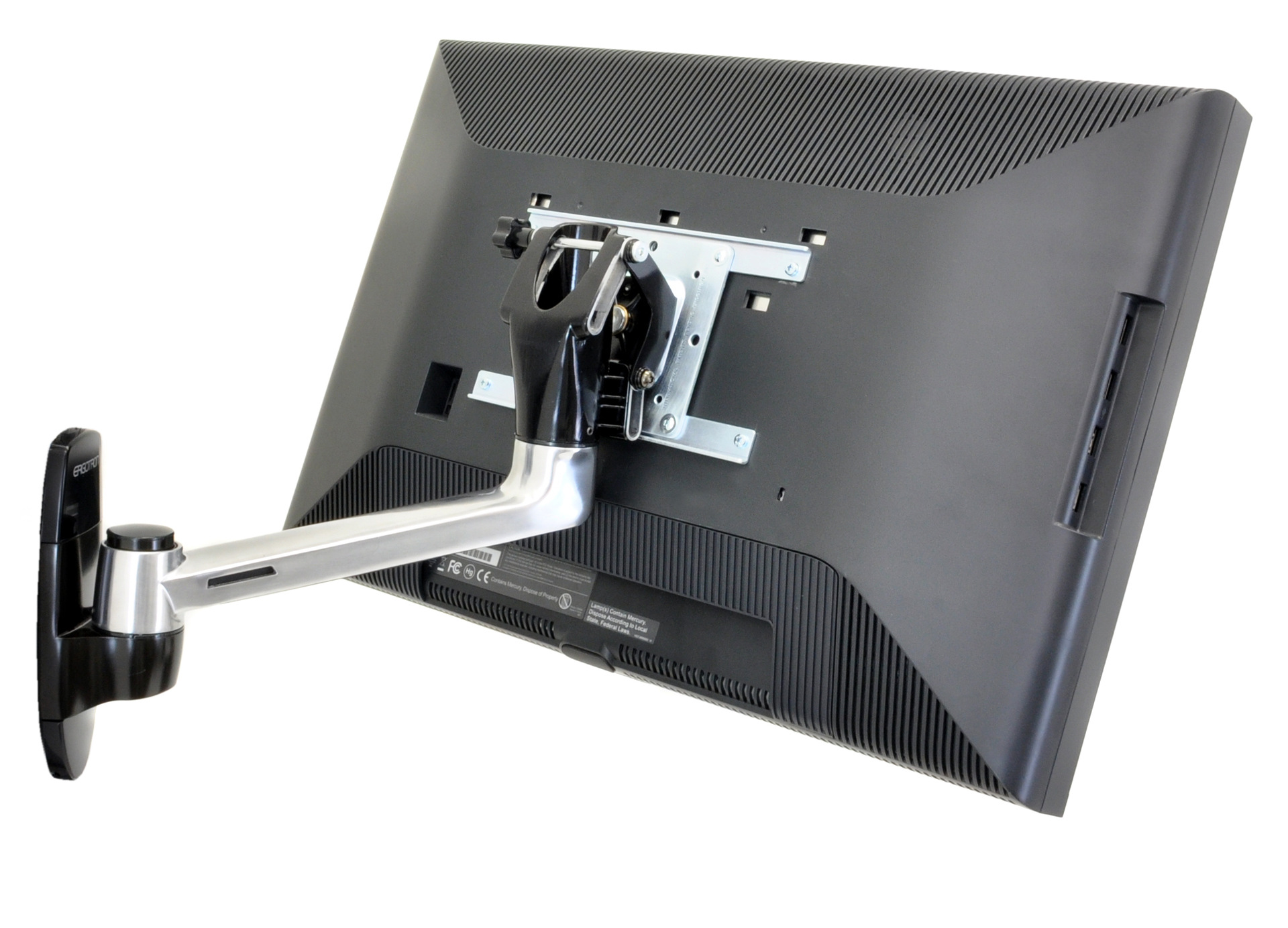 ergotron爱格升电视支架可调节折叠显示器壁挂架vesa支架散热