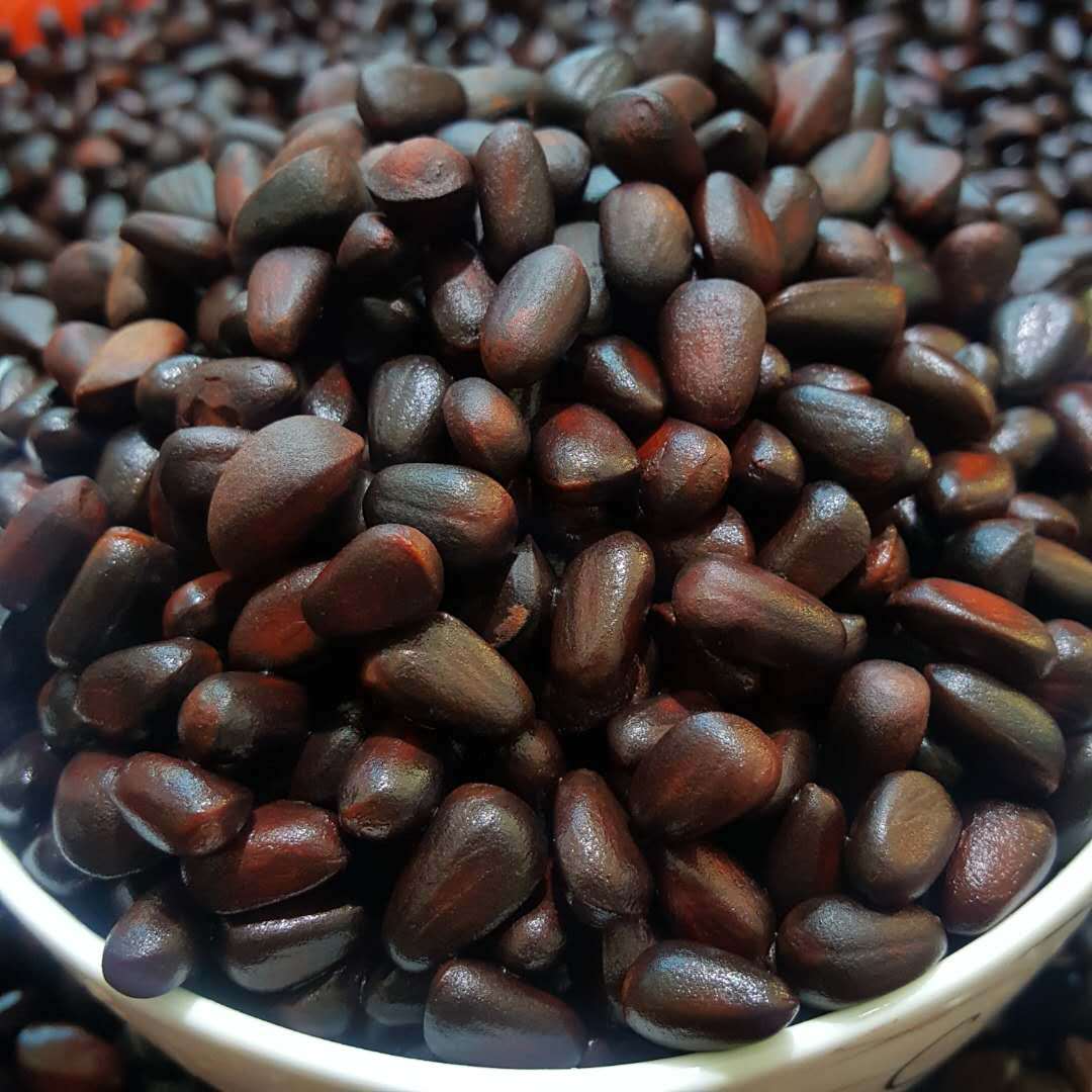 大兴安岭坚果野生水煮大粒雪松子手剥零食盐水500克