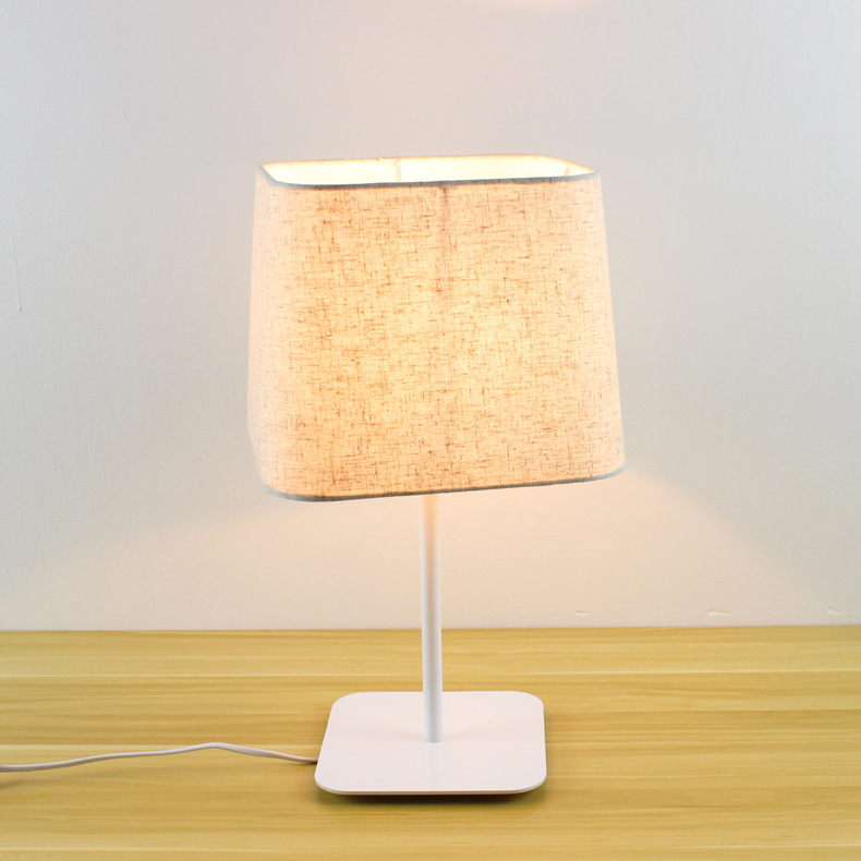 创意简约方形台灯 宾馆旅馆酒店台灯定制 卧室浪漫温馨暖光桌灯