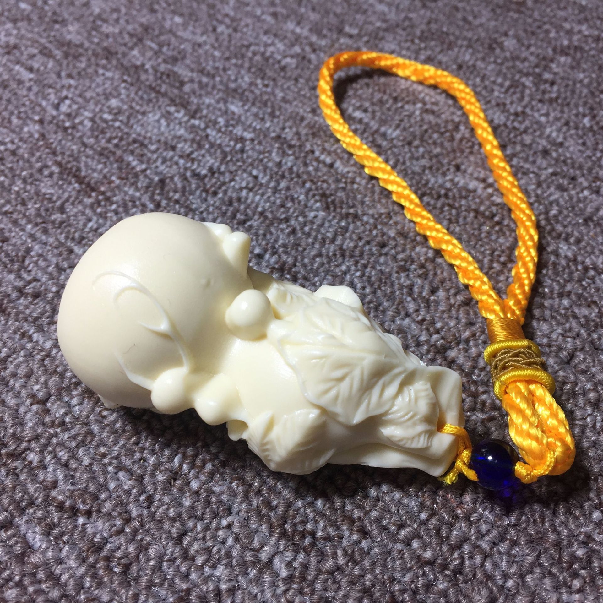 象牙果雕刻多子多福葫芦工艺品手把件创意车挂饰品复古礼品礼盒装