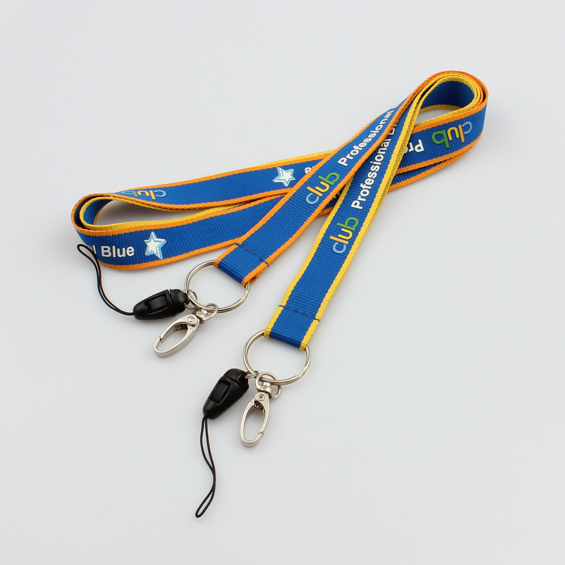 厂家定制丝印立体字工作证挂绳 尼龙织带胸卡厂牌工牌带 证件挂带