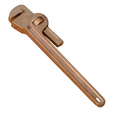 铍青铜管钳防爆无磁无火花200mm管子钳防爆工具铍铜合金管子扳手