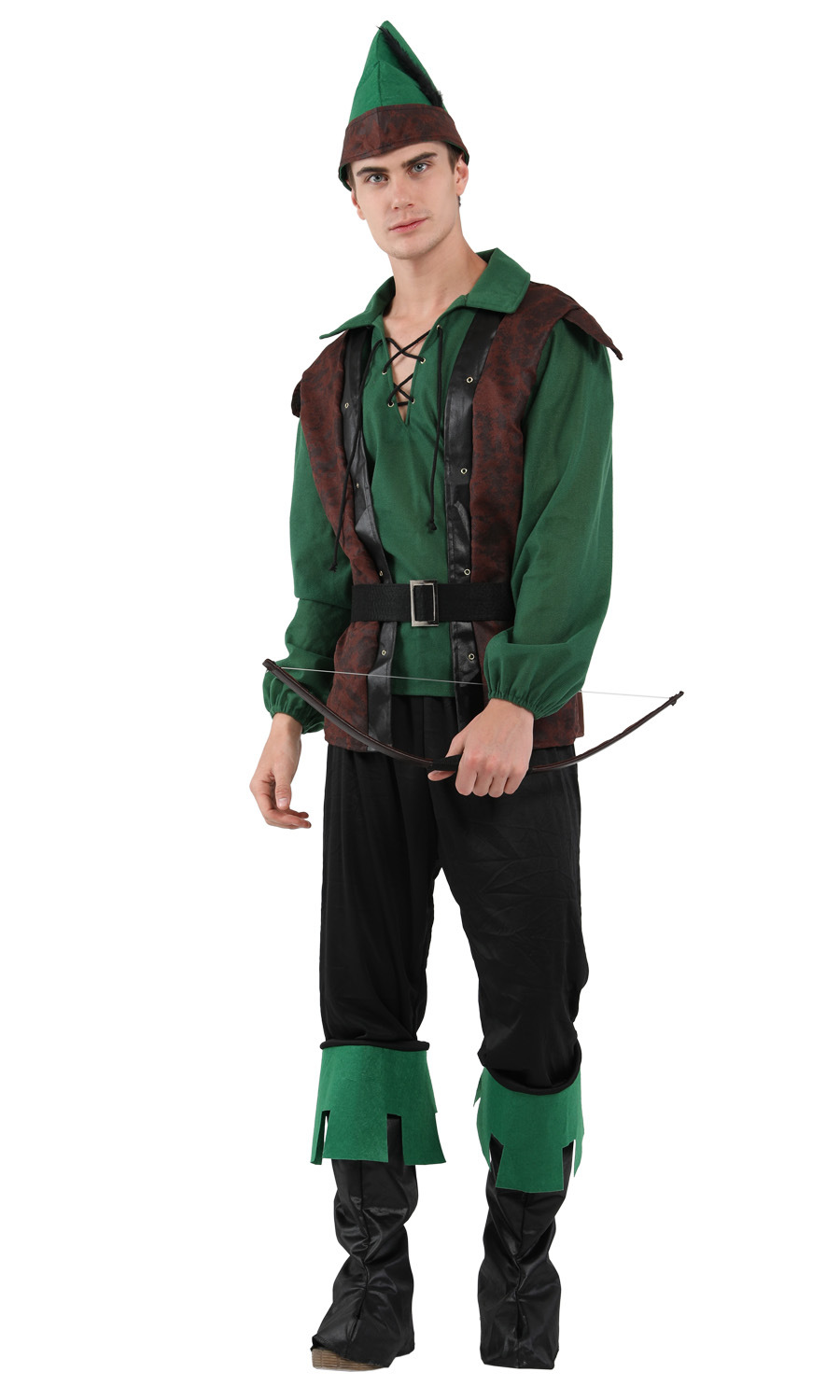 万圣节cosplay服装成人猎人演出服森林王子装扮服m-0157 环保服