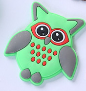 Cartoon Anime Soft Rubber Magnet Owl-Shaped Fridge Magnet Decorative Refrigerator Anime Sticker Factory Direct Sales