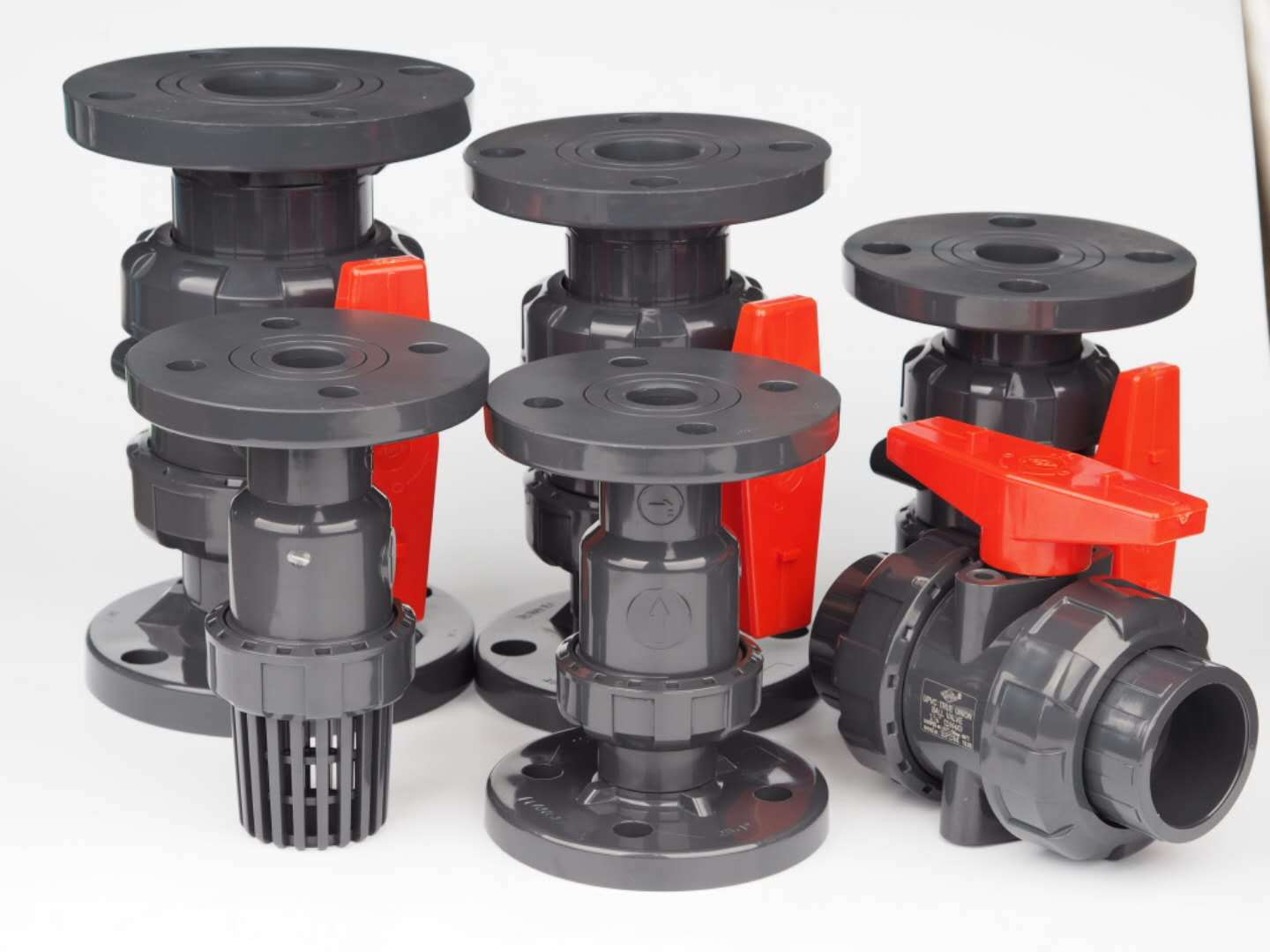 厦门协羽双活接球阀upvc球阀 ball valve