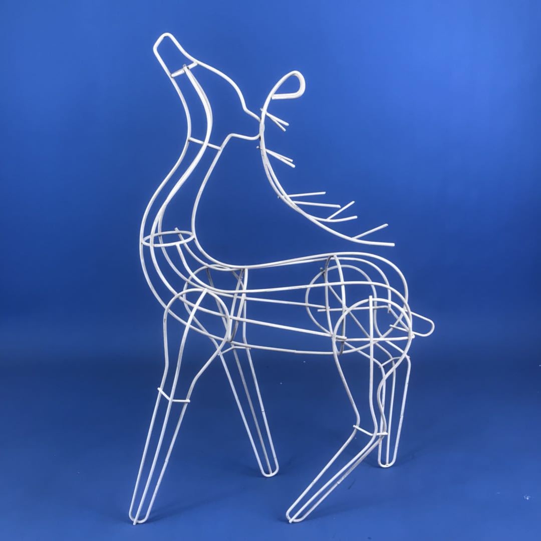 简约风田园铁艺动物摆件隔板墙壁摆饰礼品工艺品铁丝动物