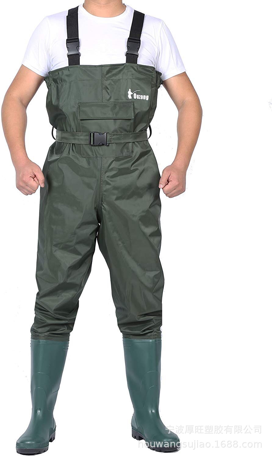 厂家定制尼龙下水裤半身钓鱼裤 钓鱼服 捕鱼服 涉水裤 皮叉裤