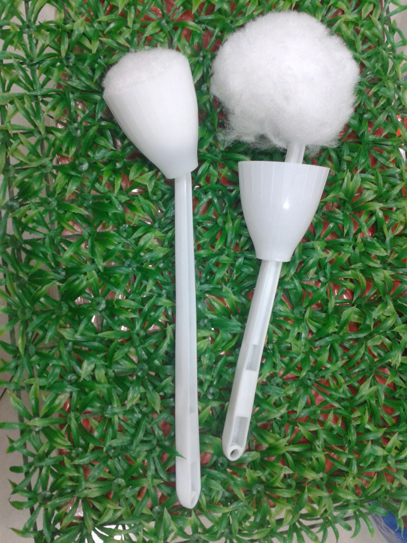 酒店马桶刷长柄弹力清洁马桶刷白云挤水型厕所刷软毛刷坐便器刷子