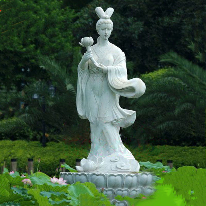 汉白玉人物雕塑_石雕 汉白玉人物 工厂热销 可定制128 - 阿里巴巴