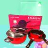 Flat bottom non-stick cookware Cookware Three-piece Suite Colorful Three-piece Suite originality Promotional Gifts Lettering logo Flat bottom non-stick cookware Cookware Three-piece Suite Colorful Three-piece Suite originality Promotional Gifts Lettering logo