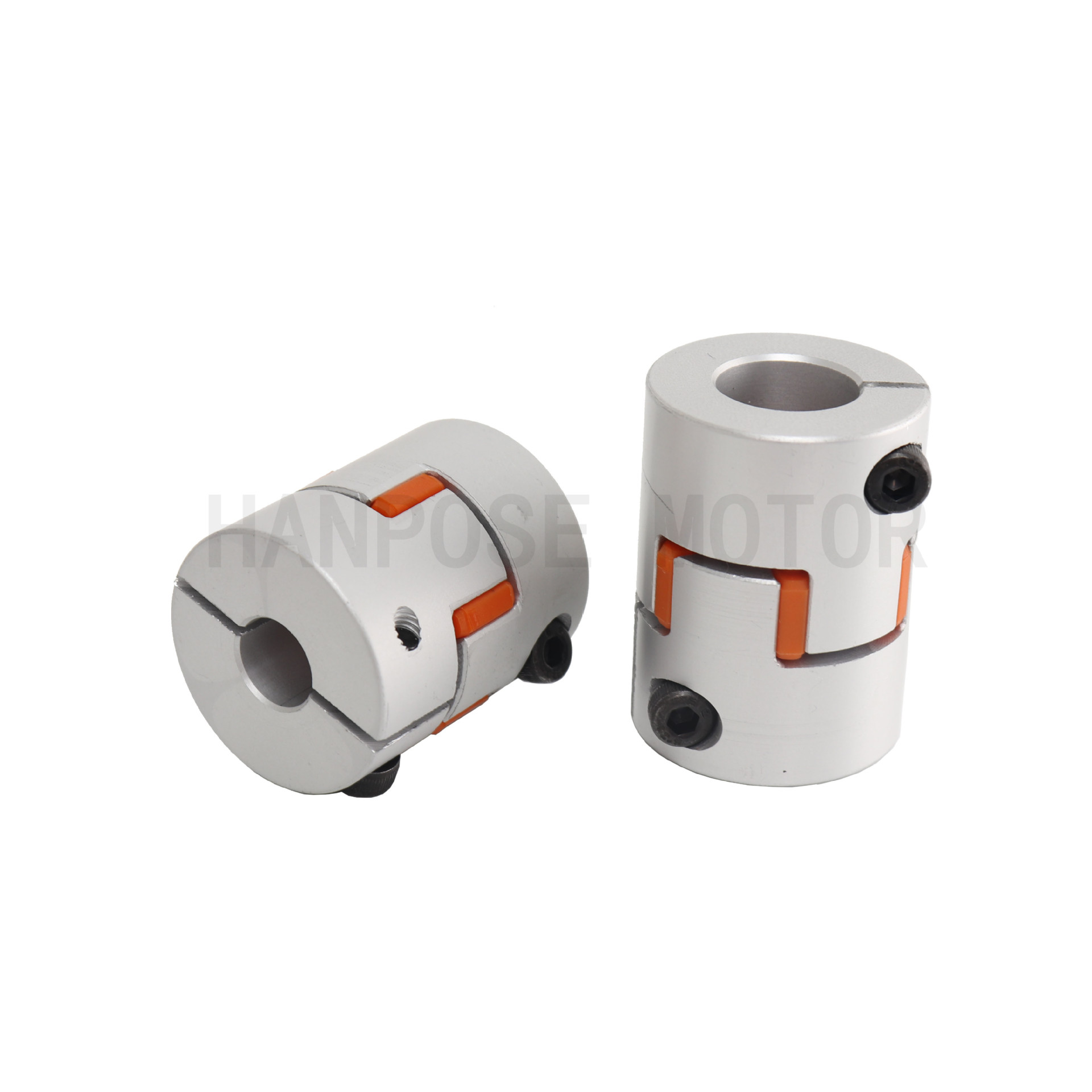 梅花联轴器 d20l25 弹性铝合金 大扭矩三爪 伺服机步进电机联轴器