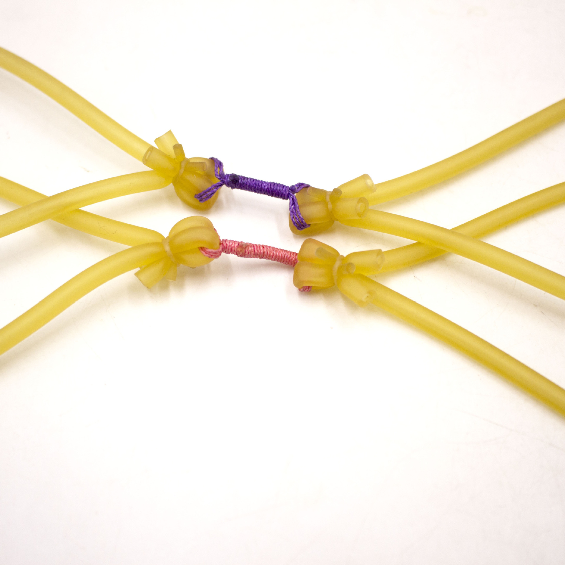 射鱼专用镖弦扁皮筋九九折 射箭黑红圆皮筋 1745卡球弹弓皮筋组