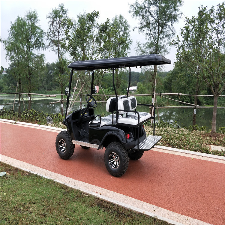 新品四座带棚警务巡逻全地形油电两用新能源低速智能四轮电动车