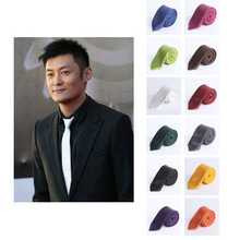 领带现货 5cm韩版男士英伦窄版休闲素色团体纯色 厂家批发价格