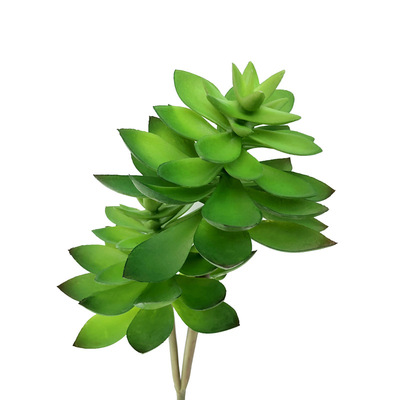 东莞高品质双头紫心莲仿真多肉植物塑胶花盆景盆栽装饰景观插花