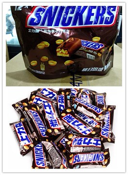 士力架 花生夹心巧克力 士力架 袋装240克含12条-阿里巴巴