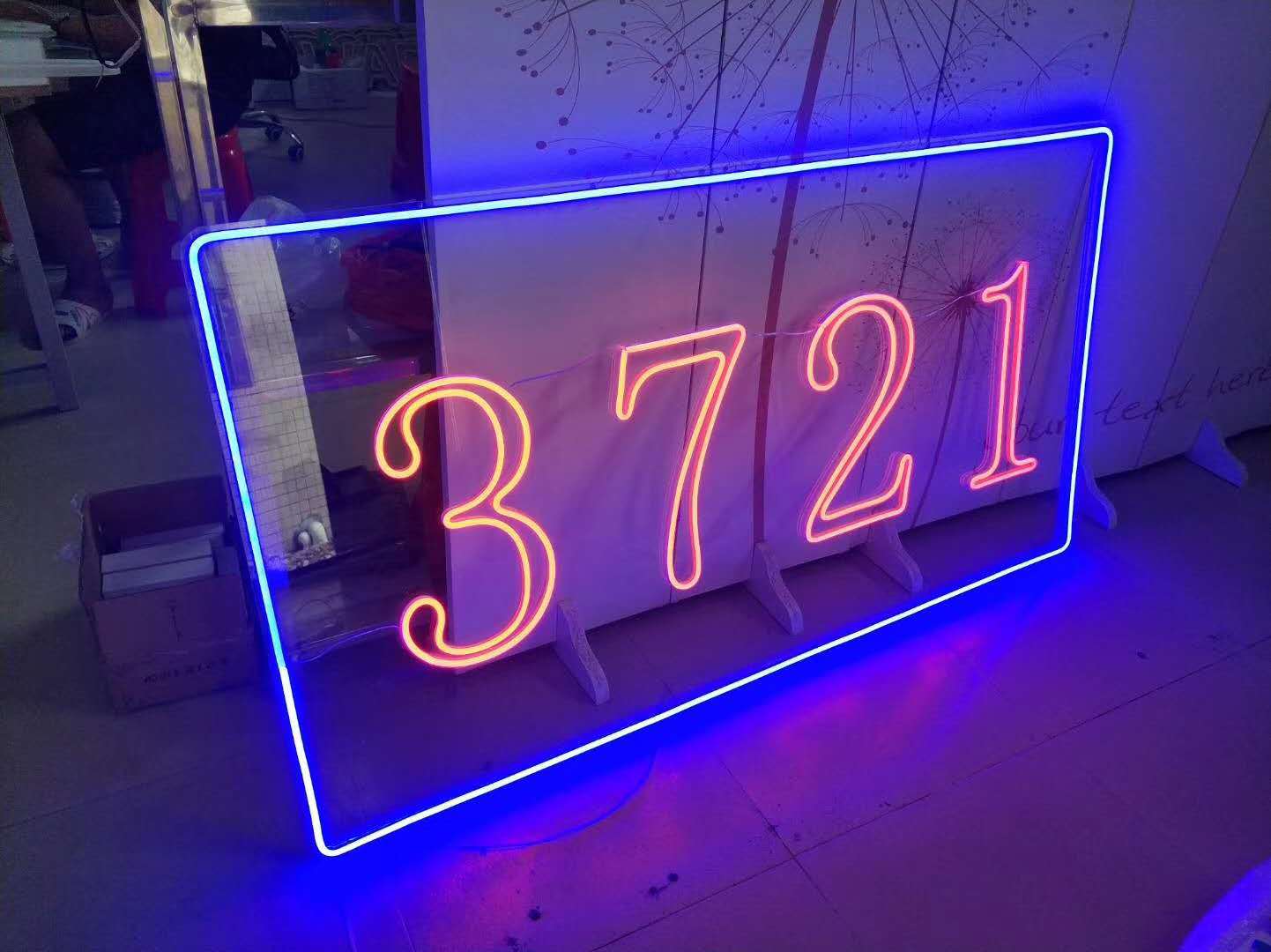 厂家定制led霓虹灯发光字软灯带网红餐饮酒店创意造型广告招牌字