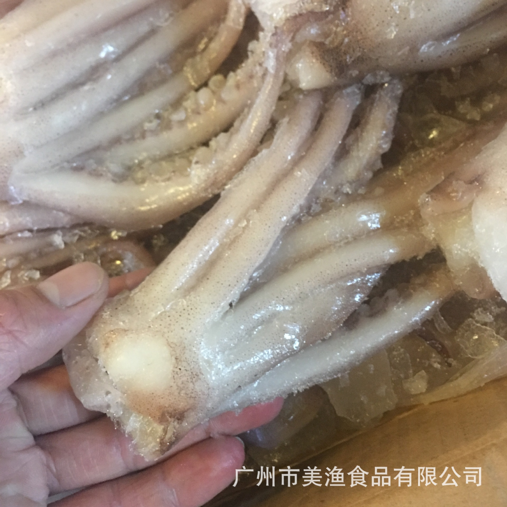 鱿鱼头 冰冻鱿鱼须 速冻鱿鱼烧烤爆炒火锅鱿鱼头带冰6成 20斤/件