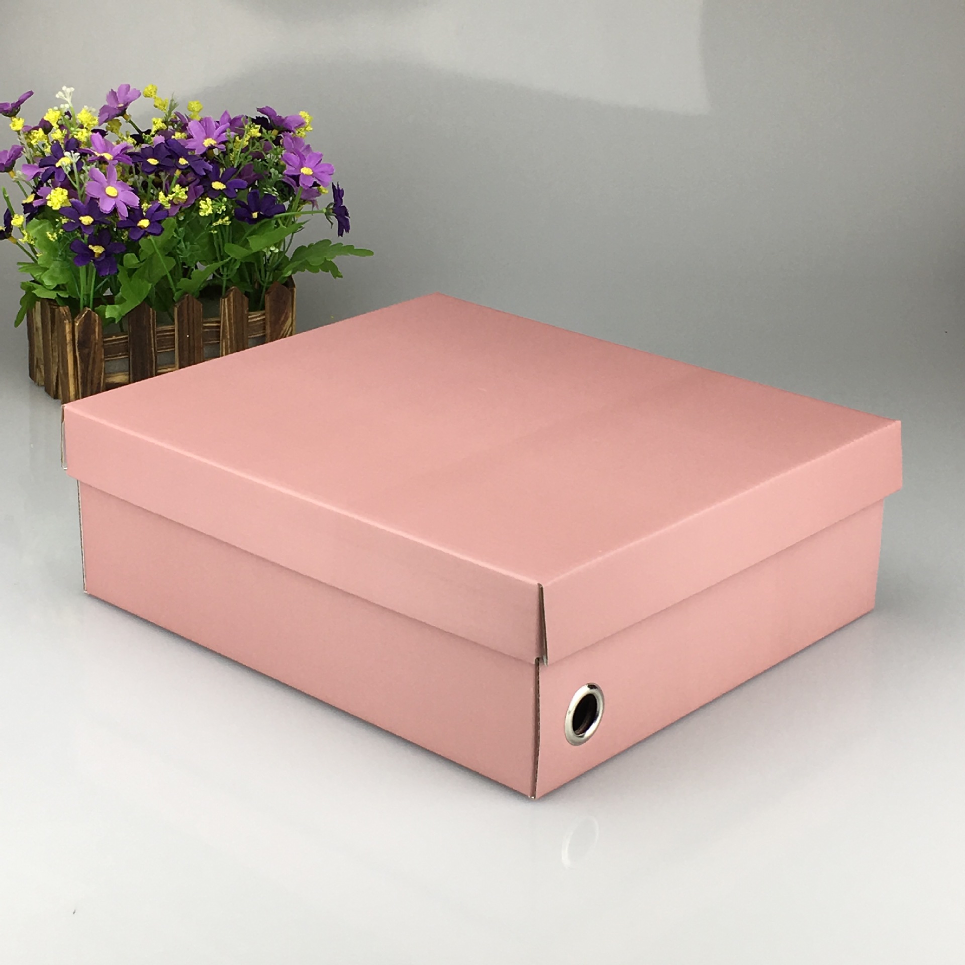 现货鞋盒瓦楞现货天地盖折叠收纳盒公版印刷鞋盒库存清仓定做厂家