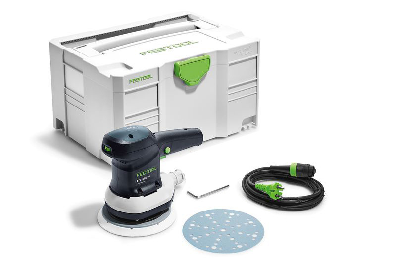 festool德国费斯托干磨机ets 150电磨头电磨机电动圆形偏心打磨机