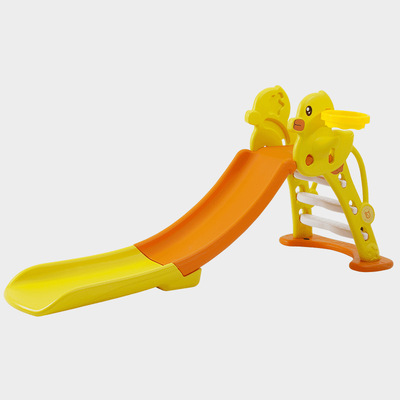 曼龙小鸭子滑梯儿童小型滑梯组合家用宝宝上下可折叠滑滑梯玩具c