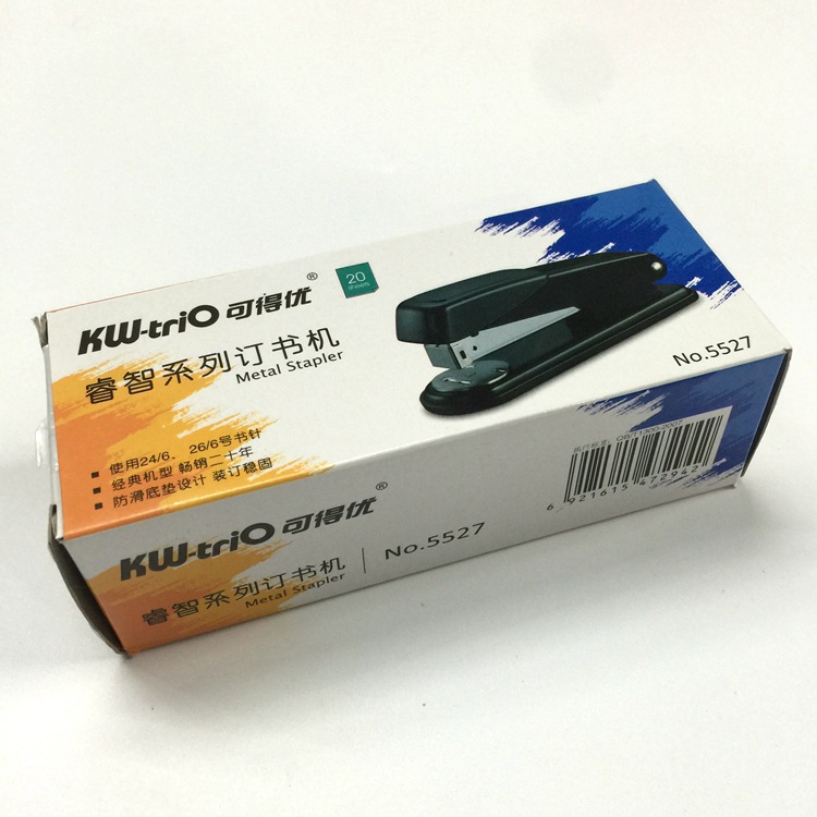 台湾可得优 12号订书机 标准订书机 统一订书机 可订20张 kw-5527