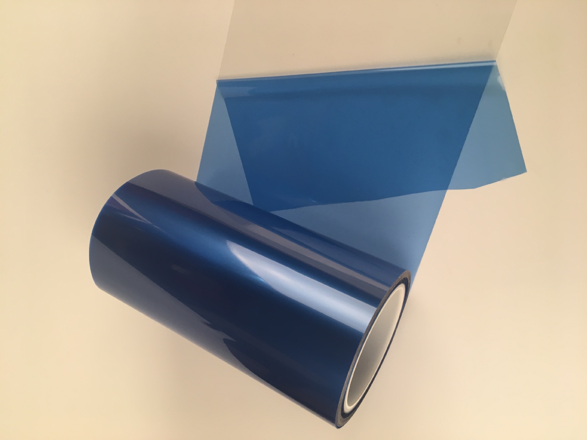 玻璃蓝色抗酸膜玻璃减薄抗酸膜