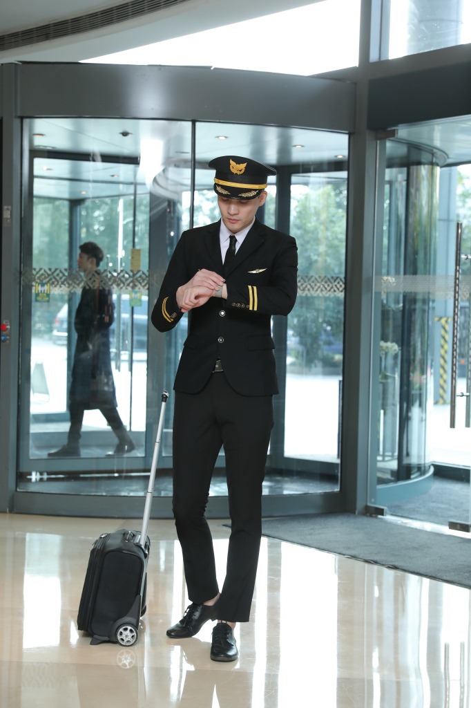 国航机长空少飞行员航空制服男装主管经理酒店工作服职业西装套装