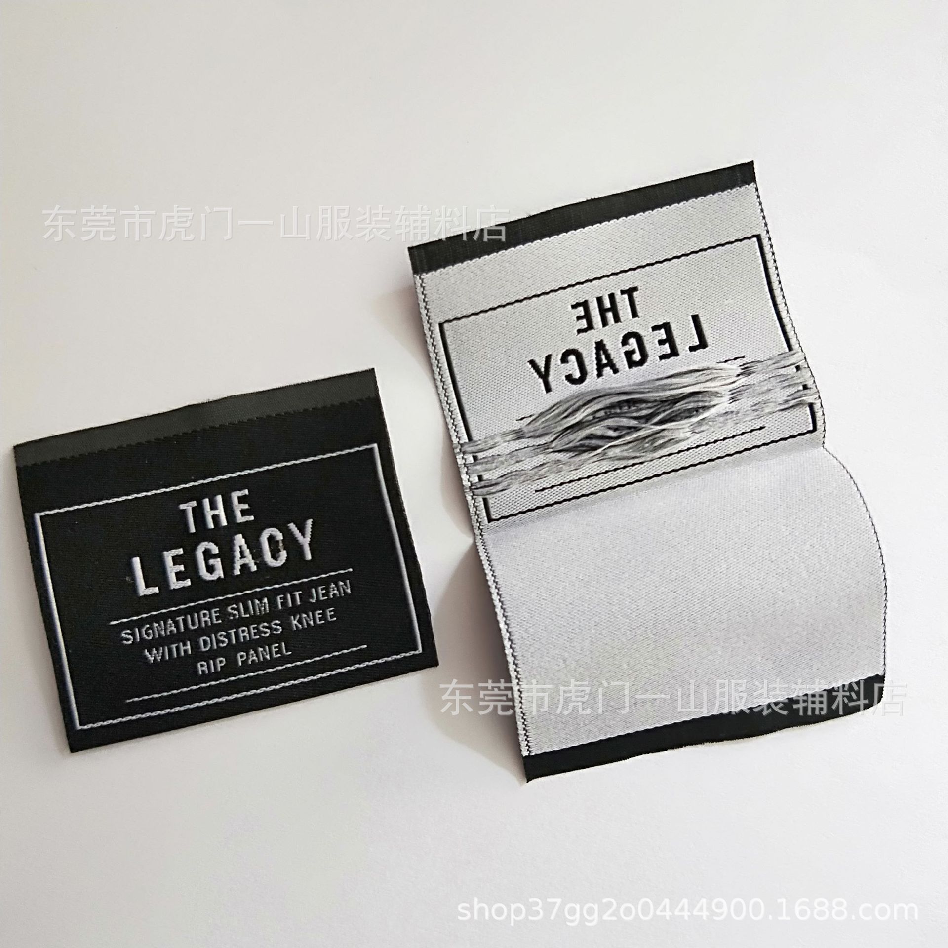 领标订做 商标织唛布标定做 童装女装商标衣领标签设计定制洗水标