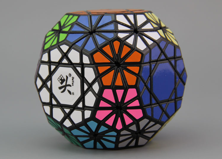 大雁宝石六代魔方黑色 复古顺滑竞速异形创意益智比赛魔方批发