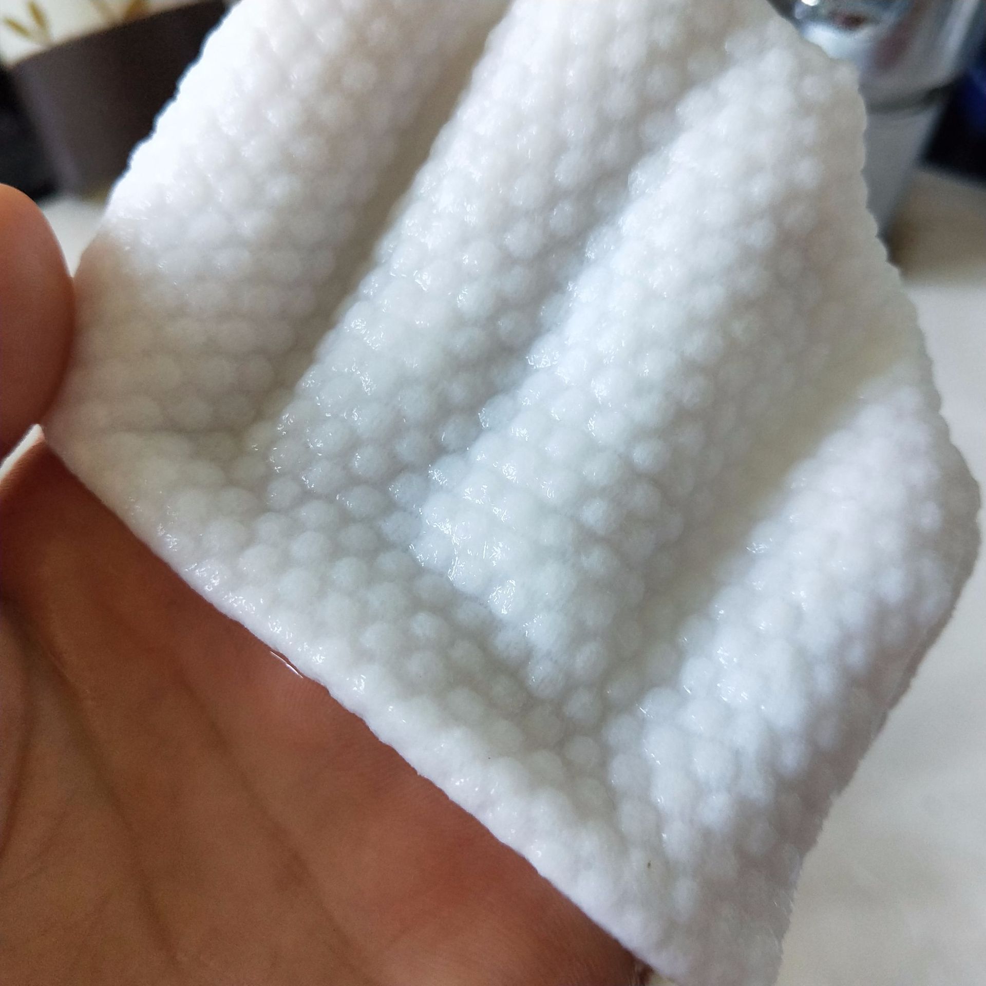 一次性无纺布洗脸巾纯棉加厚柔巾卷珍珠纹美容棉柔巾260克