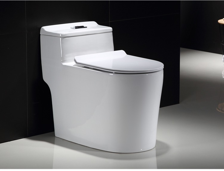 蒙娜丽莎卫浴新款节水静音防臭马桶喷射虹吸抽水反冲式洁具坐便器