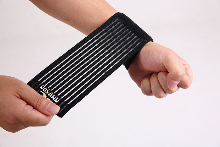 力量绑带护腕运动举重健身训练单杠助力缠绕护具健美运动护腕批发