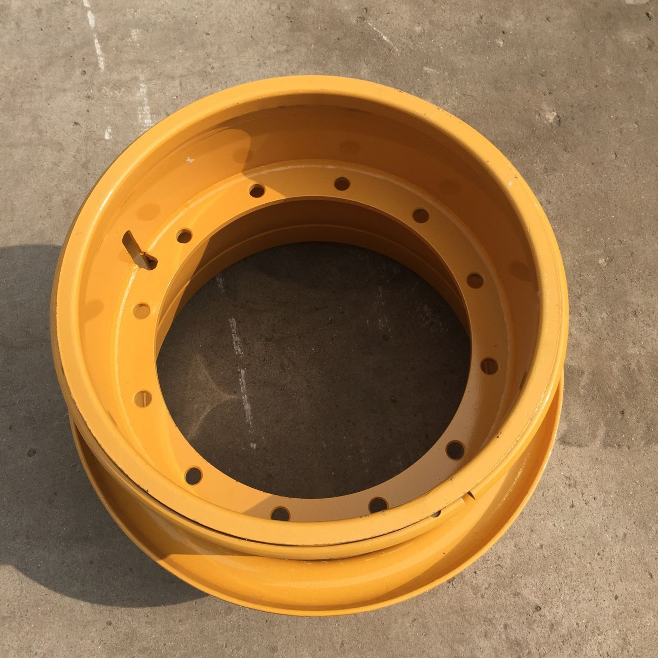 柳工徐工厦工山工50装载机钢圈轮毂19.5/2.5-25适配 23.5-25轮胎