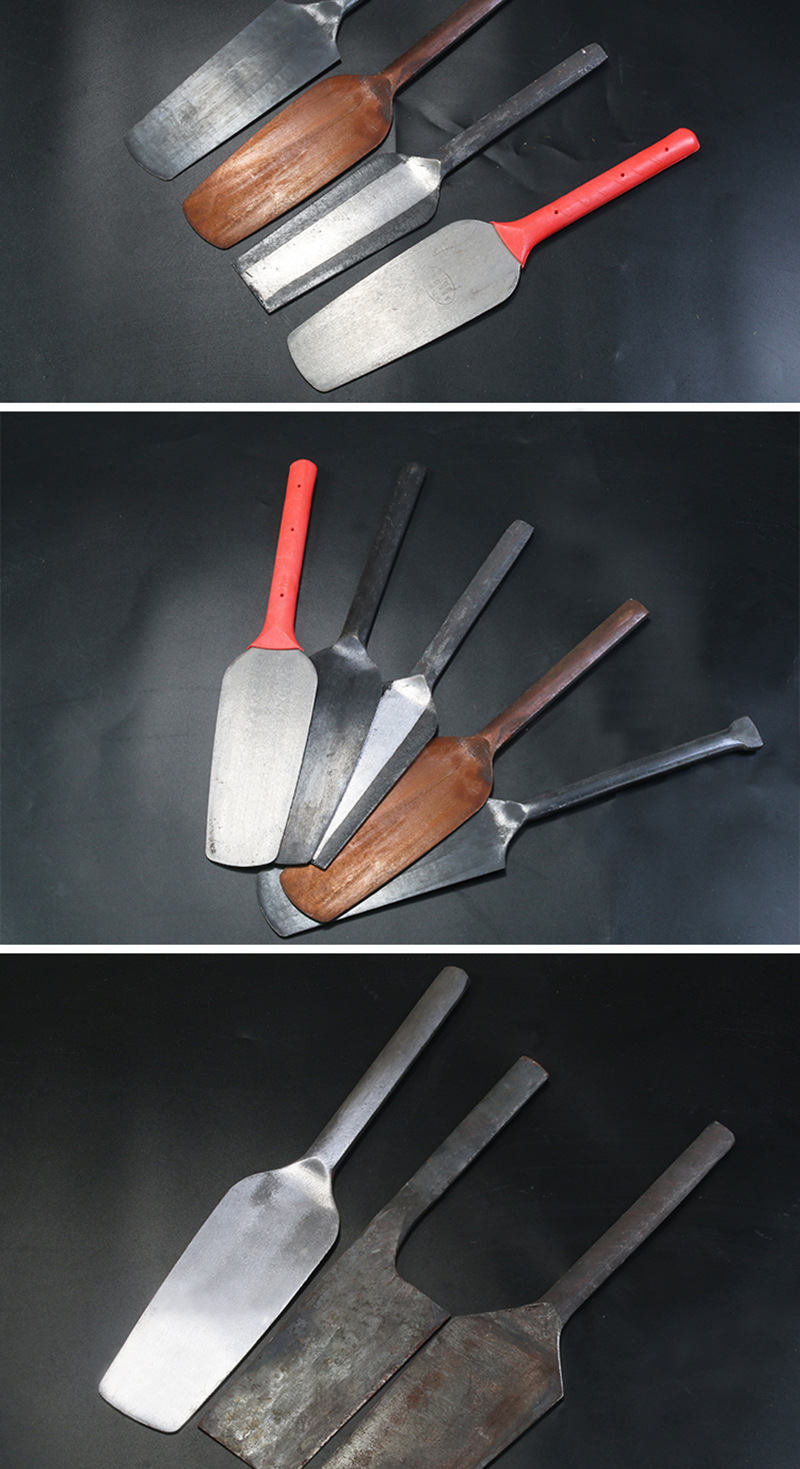 兴德顺锻打双面砖刀砌墙刀瓦工工具砍砖泥工瓦刀新款圆角单面泥刀