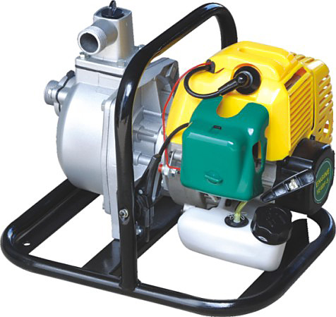 迪利农用抽水机15寸二冲程小型汽油机农用灌溉水泵高压自吸水泵