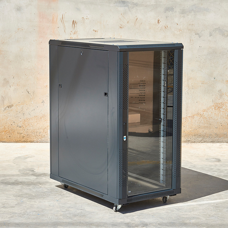 华兴厂家直销 机房网络服务器机柜加厚款24u 1.2米600x1000可定制