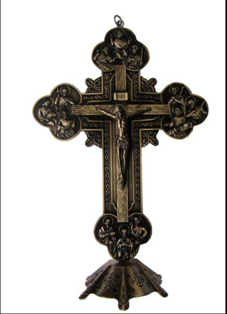 外贸325cm十二宗徒大十字架摆件礼品