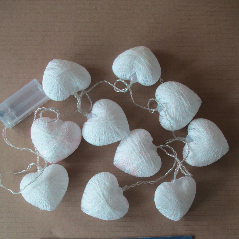 厂家直销棉线球心形椭圆各种形状款式规格圣诞饰品工艺品加工定制