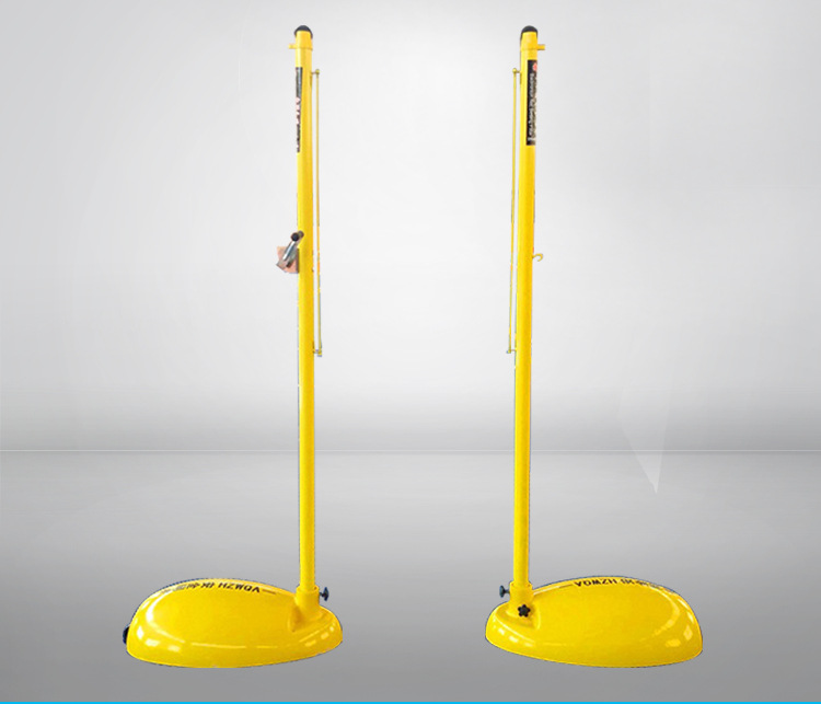 跨境羽毛球柱室内移动abs羽毛球架子室外标准羽毛球网架