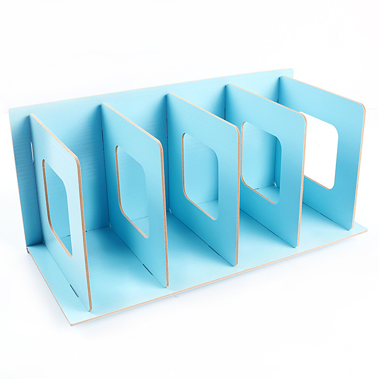 厂家定制韩国创意书架 木质书立 cd架家居收纳 收纳架