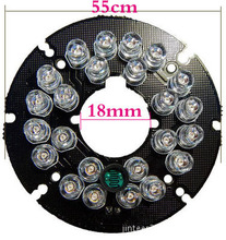 车载监控头半球海螺监控摄像头用灯板红外夜视灯板24颗红外夜视灯