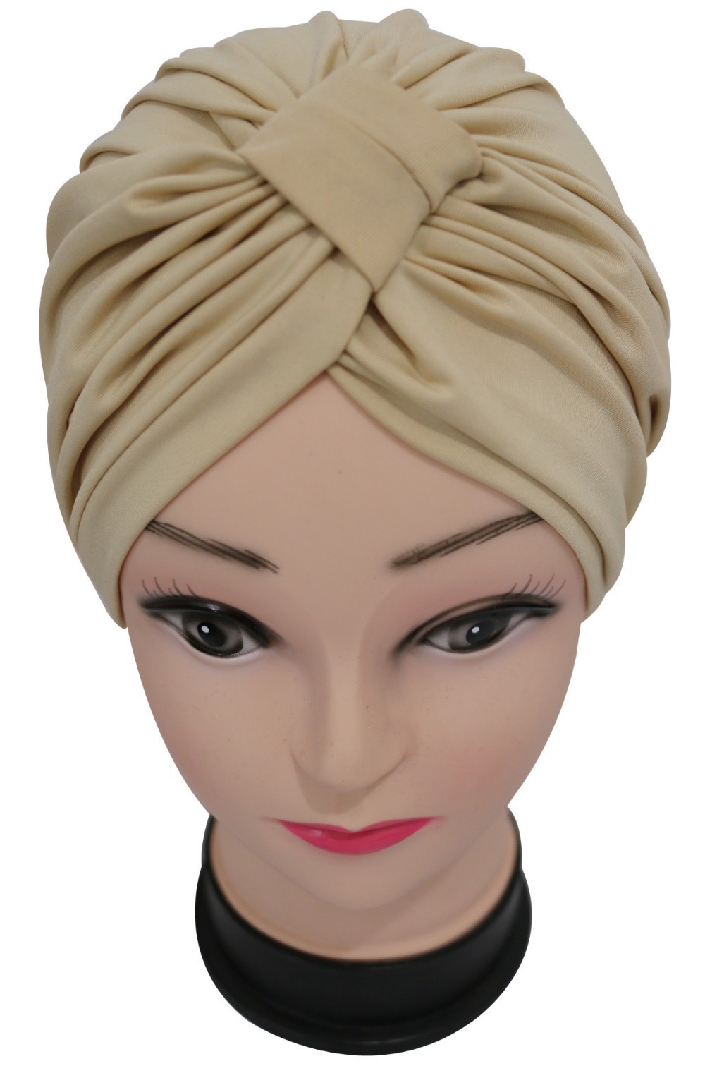 欧美新款莫代尔纯色印度帽女套头帽包头帽月子瑜伽帽 turban hats