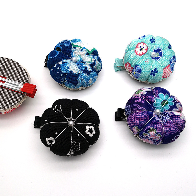 夹子针插包南瓜针扎和风针垫手工十字绣缝纫工具创意插针包 e196