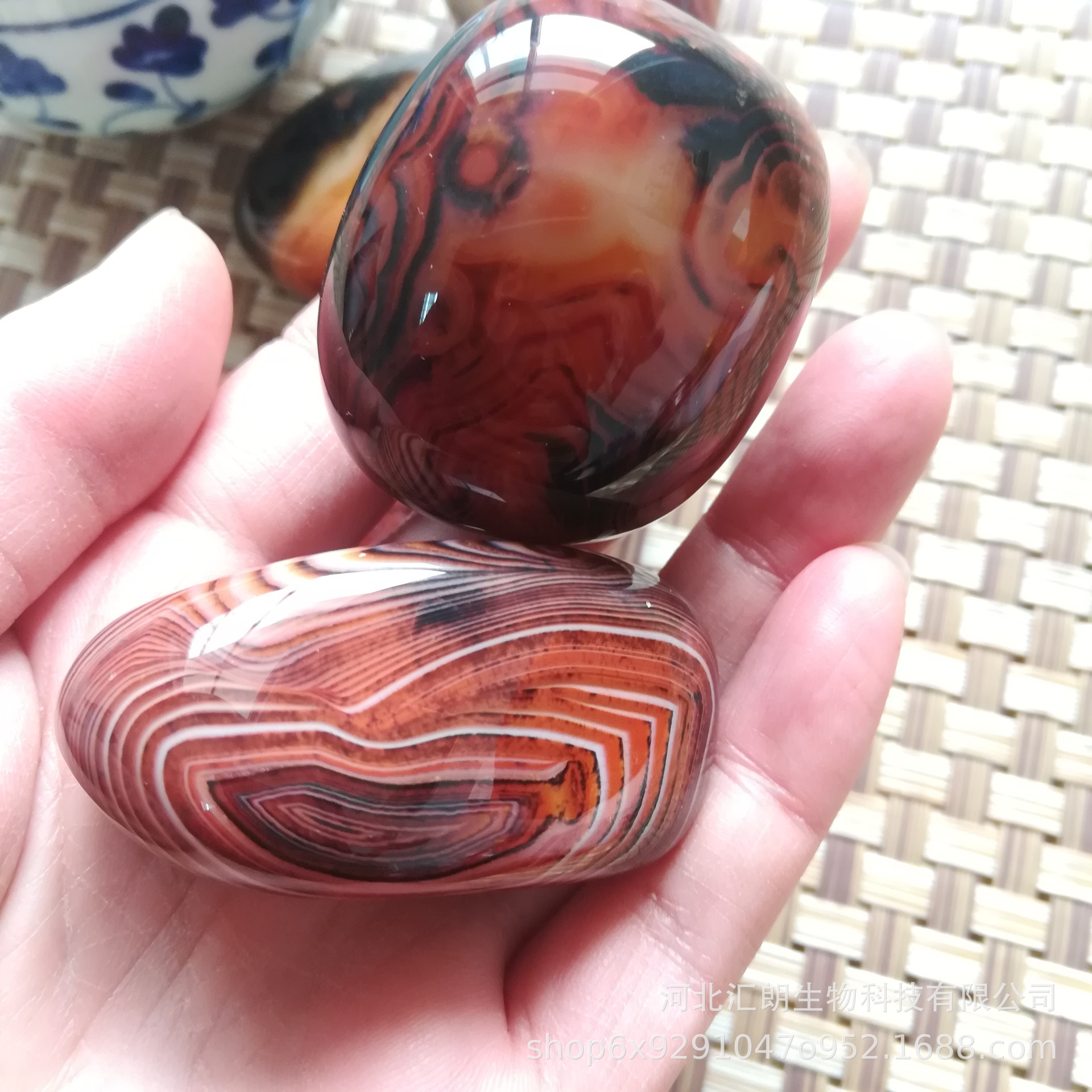 直销天然缠丝玛瑙原石手把件玛瑙原石纹理好缠丝玛瑙原石