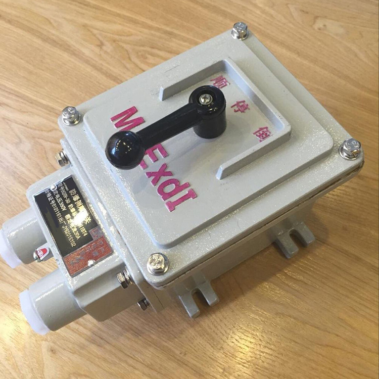 bqxn-100a防爆倒顺停开关30a/60a/100a防爆可逆倒顺开关/380v转换