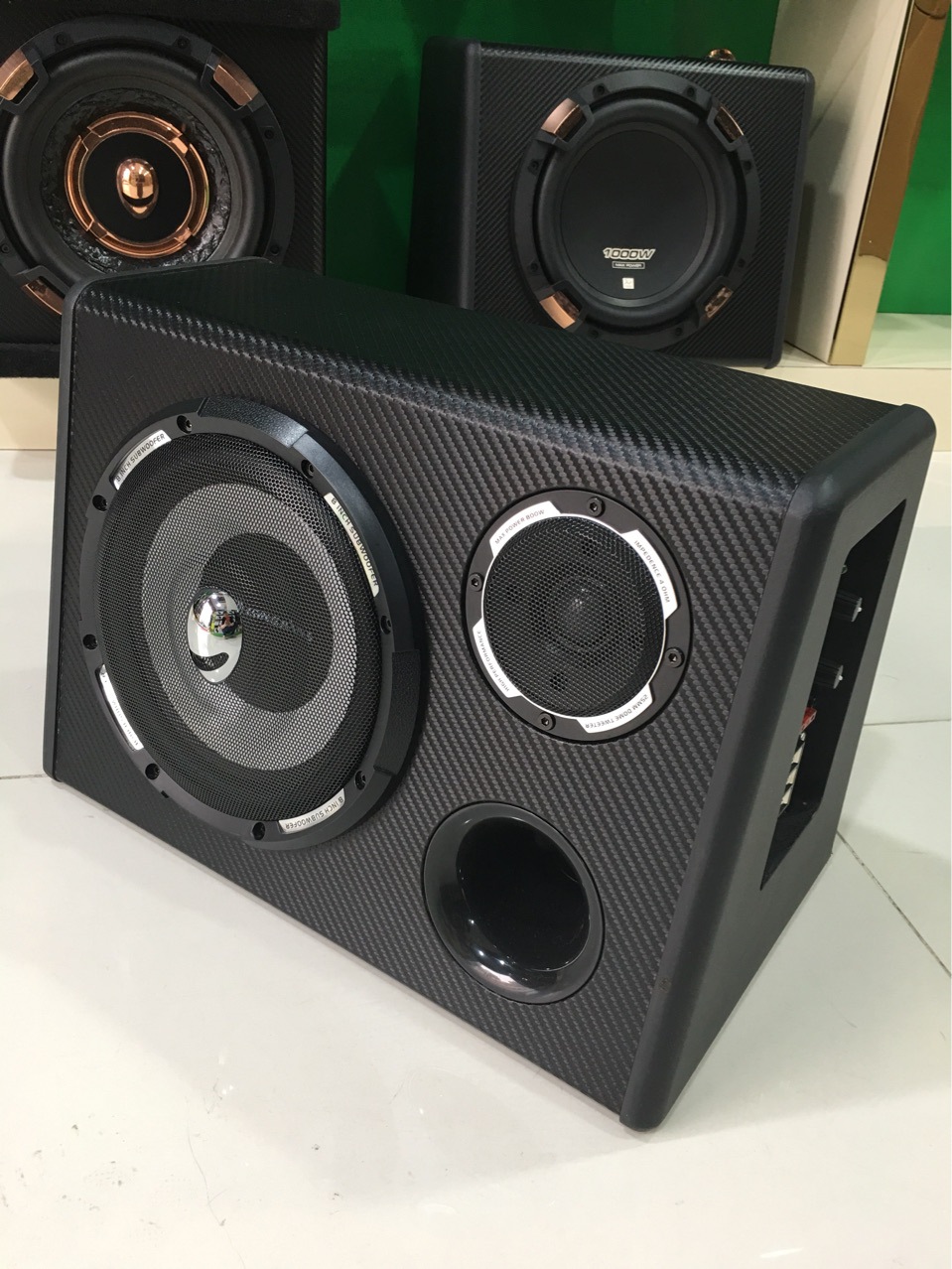 第五空间10寸全频低音炮 汽车音响 带功放低音炮 有源低音炮