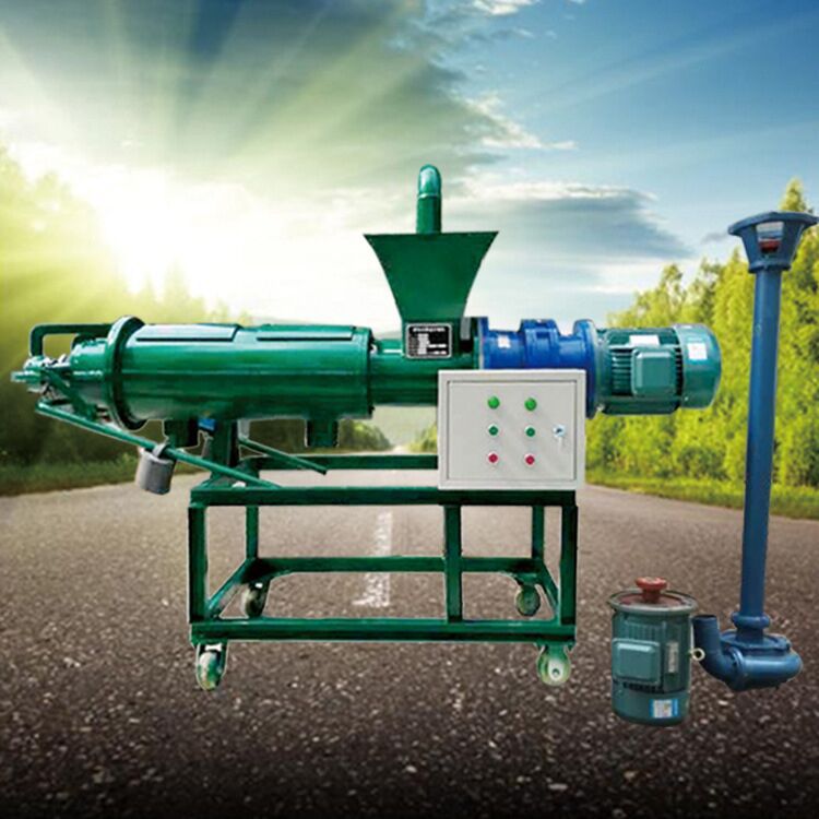 鸡粪固液分离 固液分离机 铸铁固液分离机脱水机