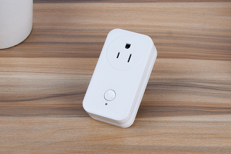 新款zigbee智能插座 支持echo plus飞利浦hue美规2500w总控插头
